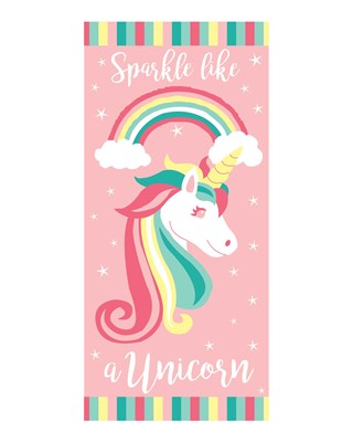 Unicorn Design Microfibre Beach Towels 70x150cm