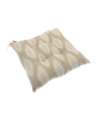 Autumn Leaves Design Pure Cotton Chair Cushions 38x38cm