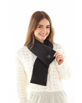 Cosy Up with The Eskimo Super Soft HEATED Scarf - Black
