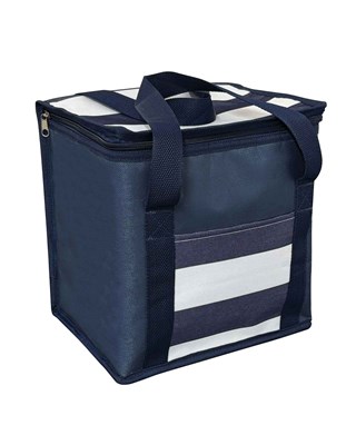 Coastal Stripe Design Insulated Cooler Bags - 12 Litre Capacity