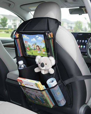 Torqueone In-Car Organiser - Versatile Muti-Pocket Design - 41x61cm