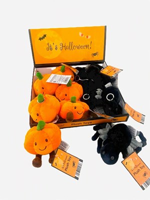 Halloween Design Super Soft Plush Toy Keychains in SRP - Assorted Designs