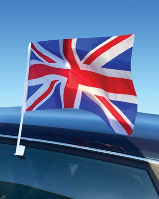 Union Jack Design Car Flags 45x30cm