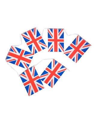 Union Jack Design Bunting - 12 Flags - 5m Length