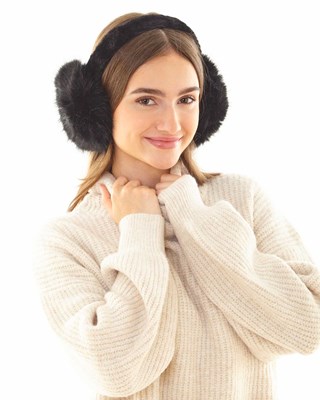 Soft and Cosy Luxury Faux Fur Ear Muffs - One Size - Assorted Colours