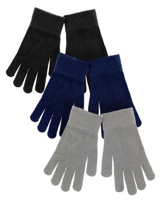 Magic Knitted Gloves - One Size - Assorted Colours