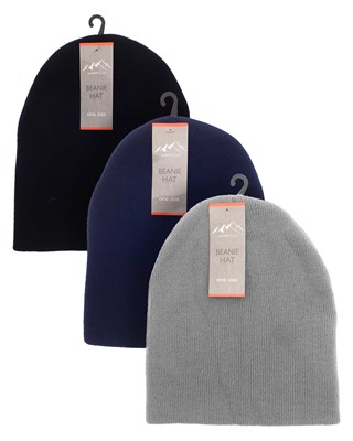 Magic Knitted Beanie Hats - One Size - Assorted Colours