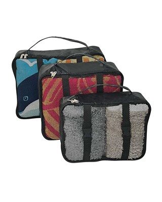 Pack of 3 Travel Cubes - Protect and Organise your Belongings