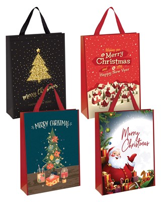 Super Jumbo Christmas Gift Bags 50x70x18cm - Assorted Designs