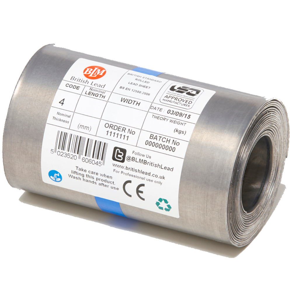 Lead 300mm Code 4 x 6Mtr Roll