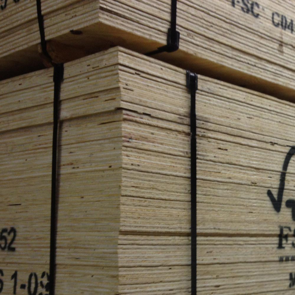 2440x1220x12mm CCX CE2+ (BBA Graded) Elliottis Pine Plywood [FSC] Sheathing