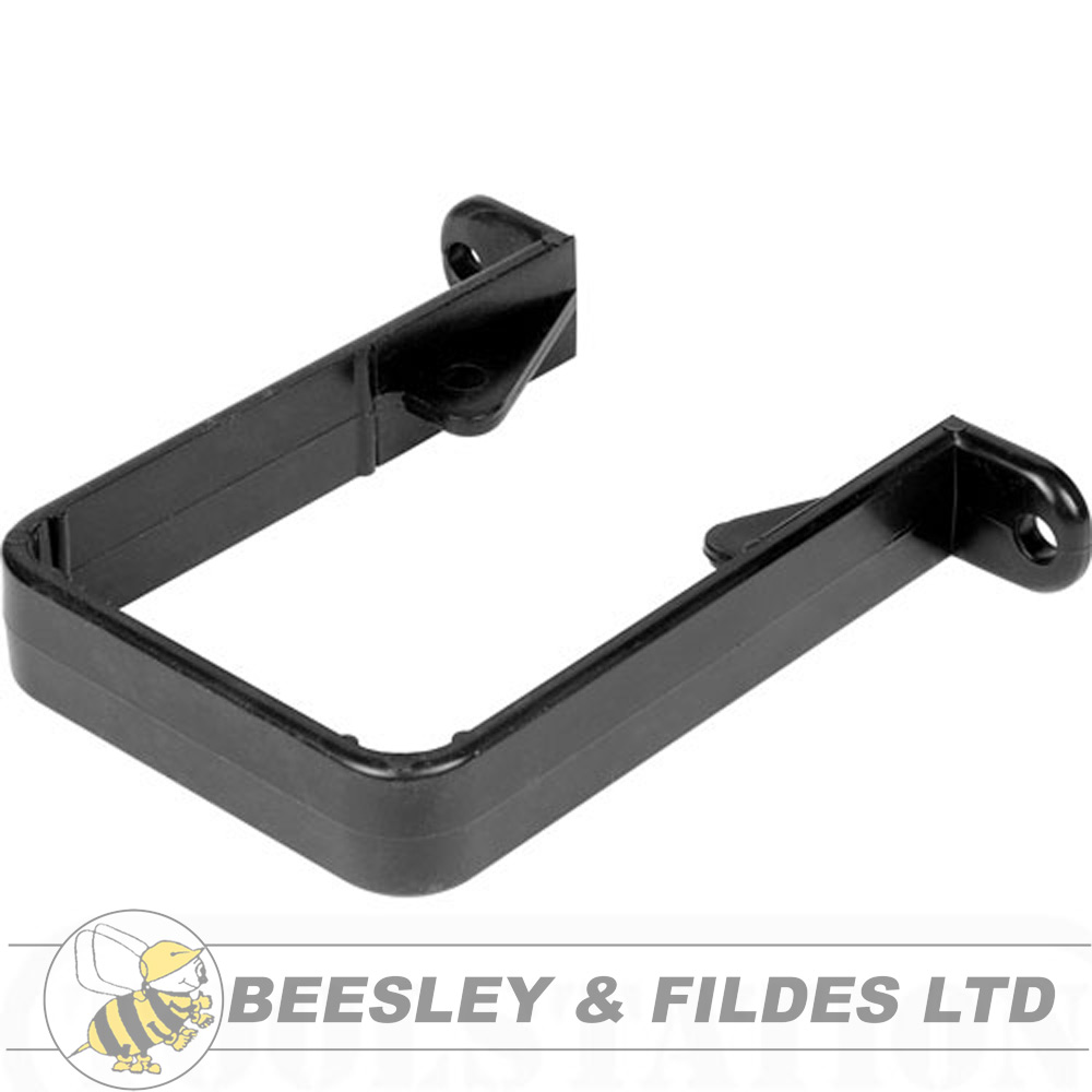 65mm Square Downpipe Bracket Black REF ACS1B