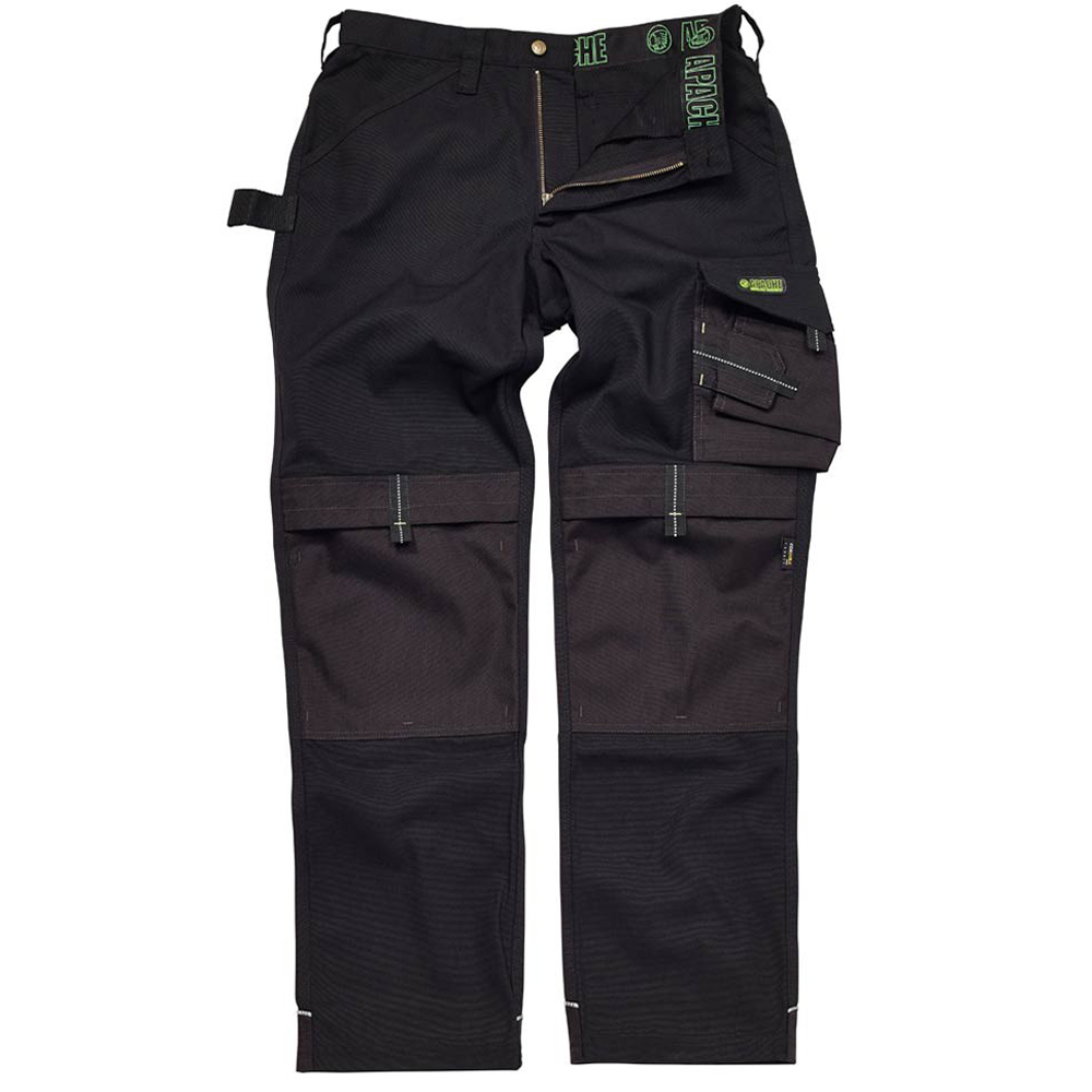 Apache Ballistic Canvas Trousers Black 40 Waist / 31" Leg