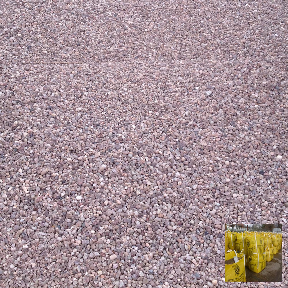 Staffordshire Pink Gravel 20mm Bulk Bag