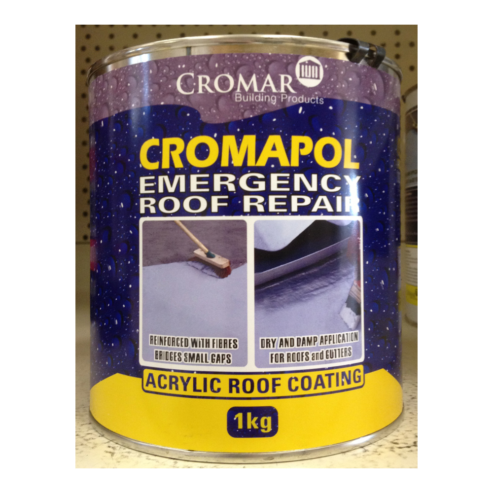 Cromapol Acrylic Roof Coating Grey 1kg