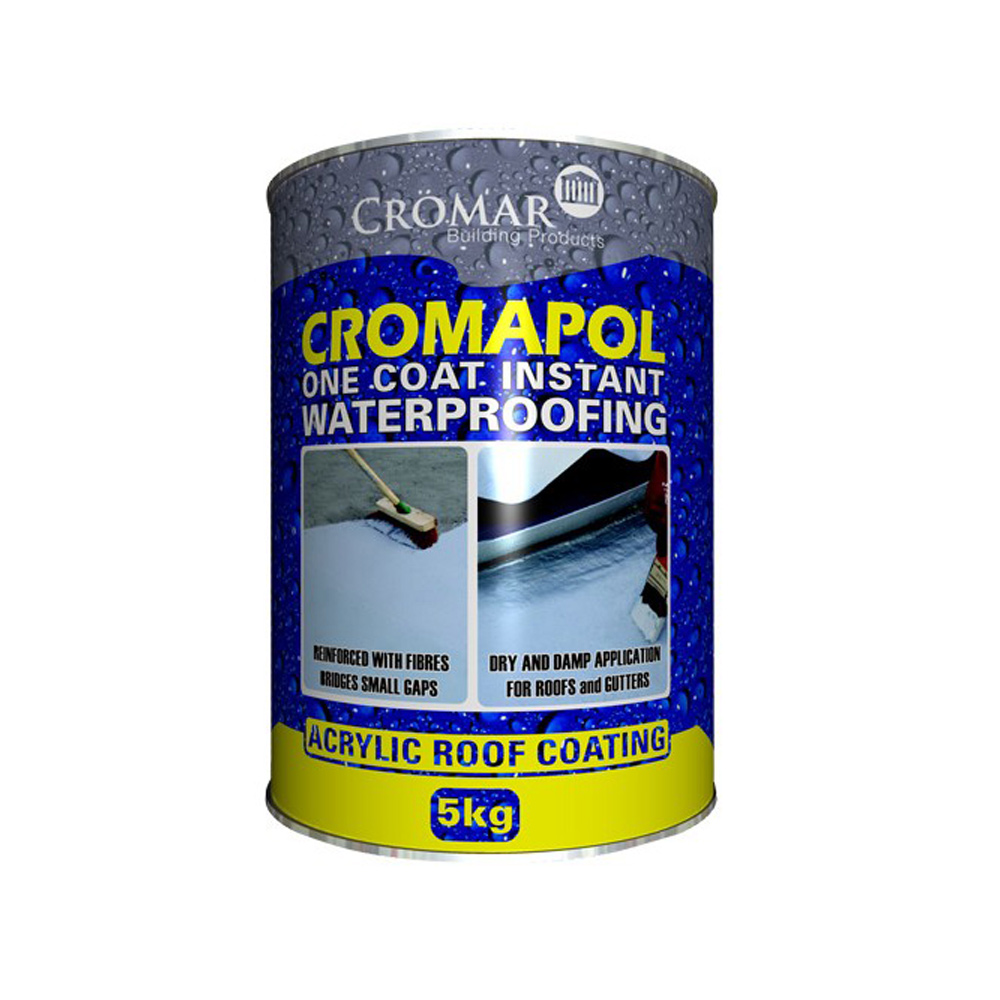 Cromapol Acrylic Roof Coating Grey 5kg