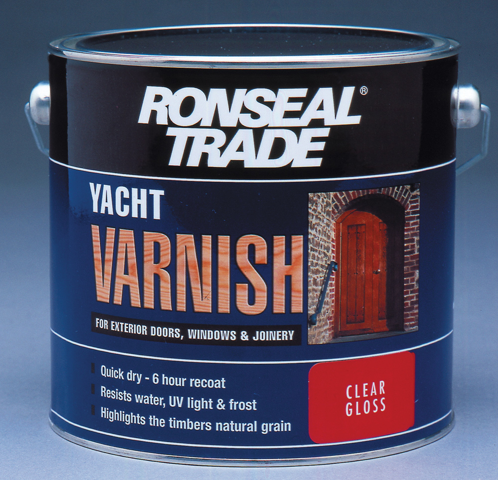 Ronseal Yacht Varnish Clear Gloss 2.5Ltr Ref 34769