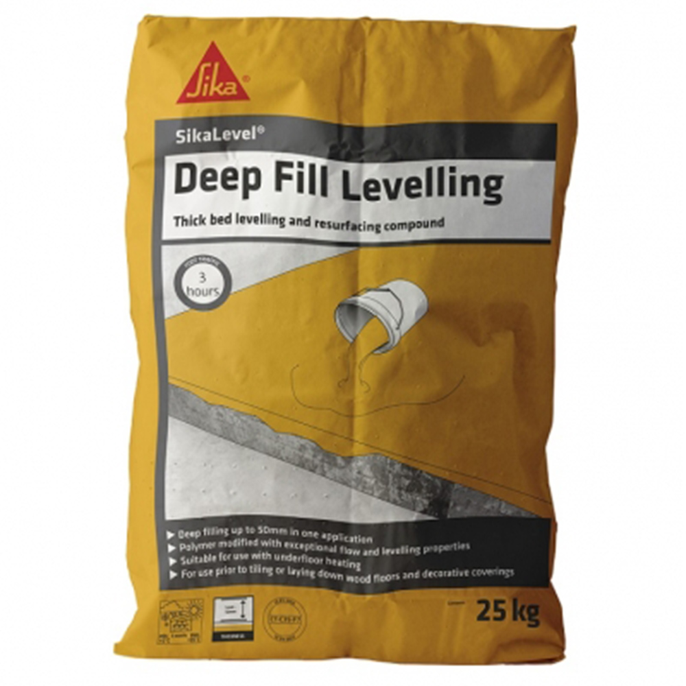 Sikalevel Deep Fill Floor Levelling Compound 25kg Bag