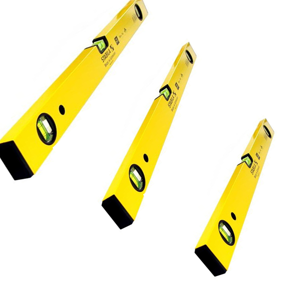 stabila 70 2 series level set 600mm 1200mm and 1800mm levels ref