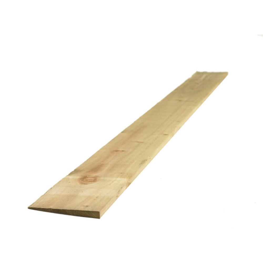 Treated Feather Edge Board 125mmx1.8Mtr Green [FSC]