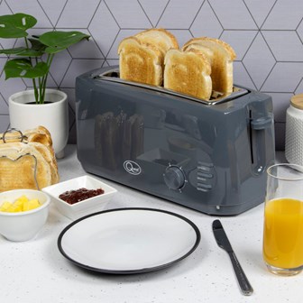 Toasters in a range of different styles, designs and colours.