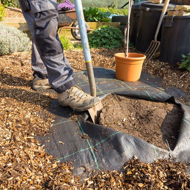 2M x 10M Sheet Woven Weed Control Fabric Cover