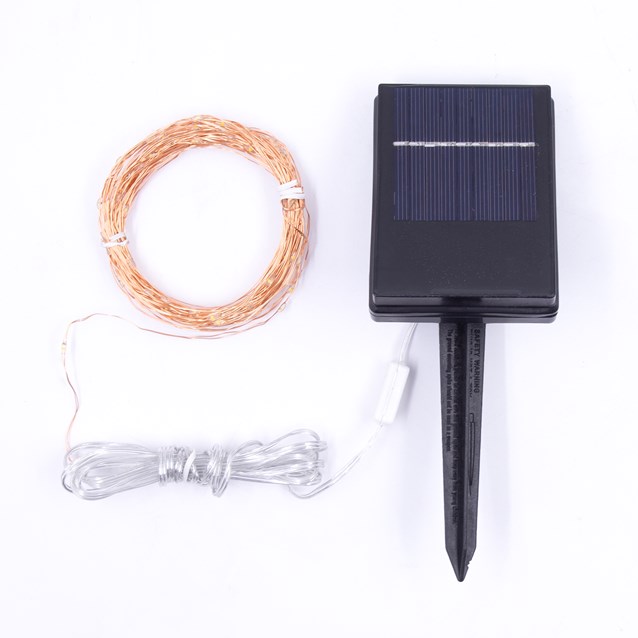 100 Micro Copper Solar LED String Light -WarmWhite 100 Micro Copper Solar LED String Light -WarmWhite