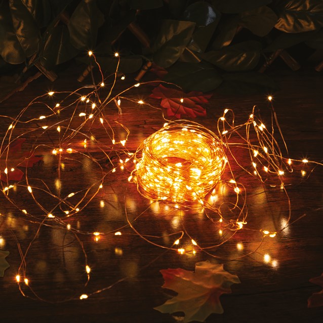 100 Micro Copper Solar LED String Light -WarmWhite 100 Micro Copper Solar LED String Light -WarmWhite