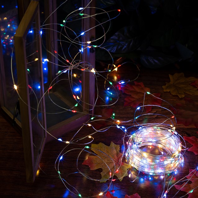 200 Micro Solar LED String Light - Multicolour 200 Micro Solar LED String Light - Multicolour