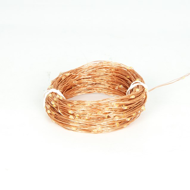 2pk 200 Micro Copper Solar LED Lights Warm White 2pk 200 Micro Copper Solar LED Lights Warm White