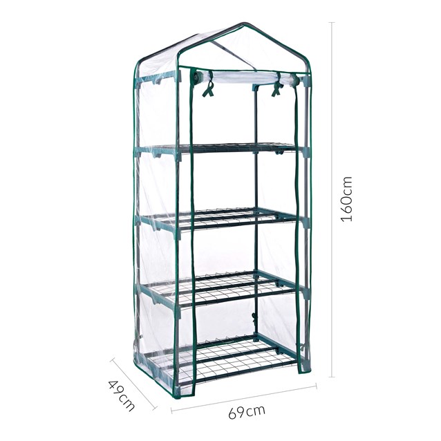 4 Tier Plastic PVC Greenhouse 4 Tier Plastic PVC Greenhouse