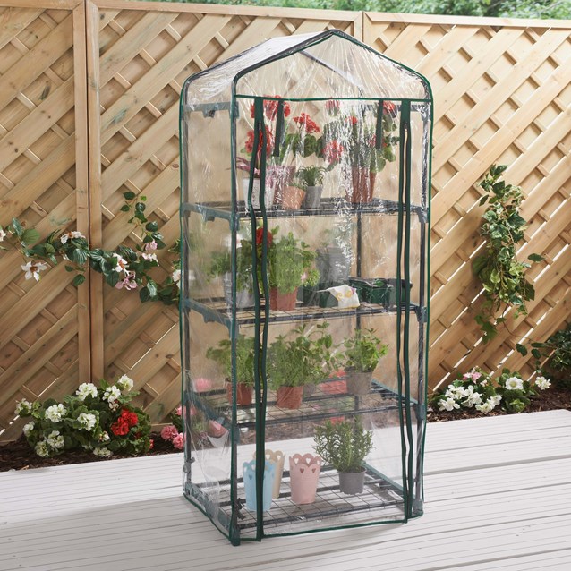 4 Tier Plastic PVC Greenhouse 4 Tier Plastic PVC Greenhouse