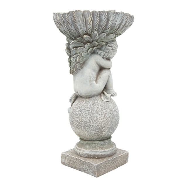 Angel & Shell Bird Bath Garden Ornaments Angel & Shell Bird Bath Garden Ornaments