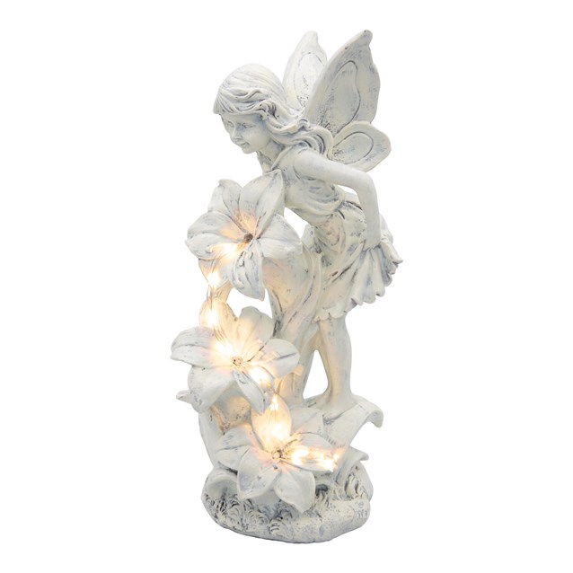 Fairy With Decoration Flower Solar Light Fairy With Decoration Flower Solar Light