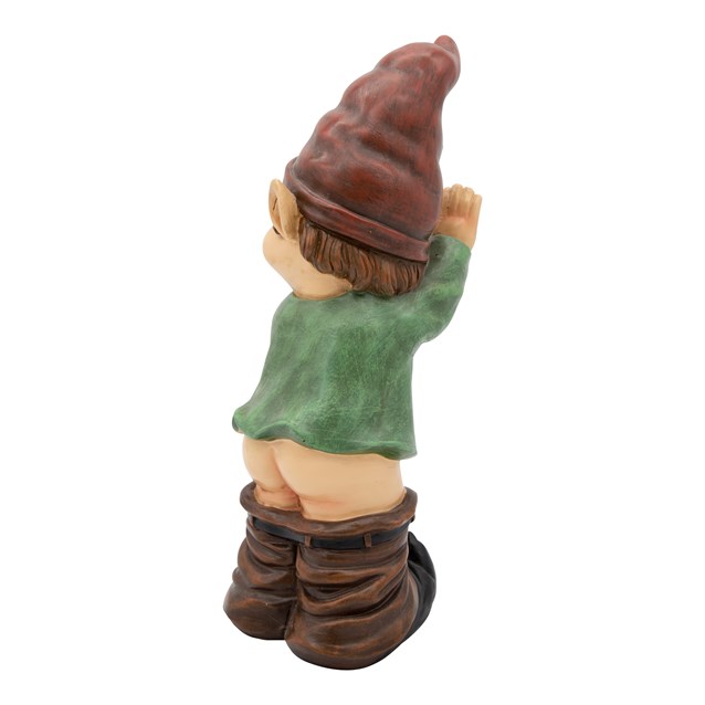 Caught with His Pants Down Garden Elf Statue Caught with His Pants Down Garden Elf Statue