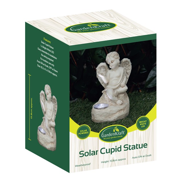 Cupid With Solar LED Light Cupid With Solar LED Light