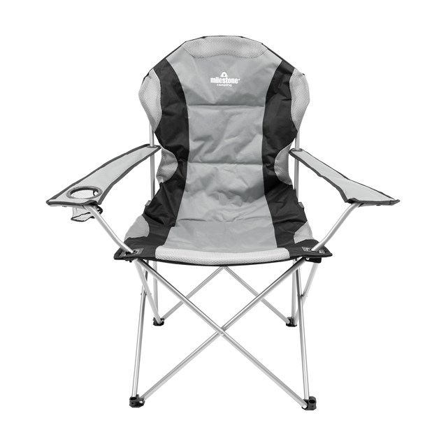 Deluxe Folding Leisure Chair With Cup Holder Deluxe Folding Leisure Chair With Cup Holder