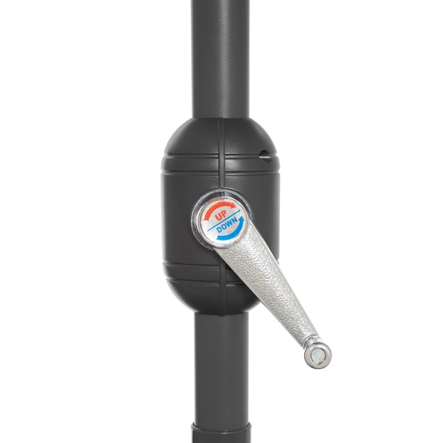 2.7M 32 SolarLED Parasol W/8 Ribs-Beige 4249C 2.7M 32 SolarLED Parasol W/8 Ribs-Beige 4249C