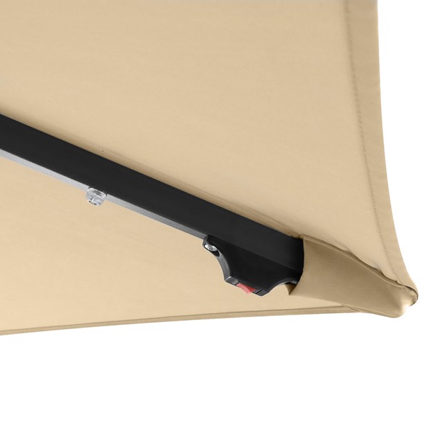 2.7M 32 SolarLED Parasol W/8 Ribs-Beige 4249C 2.7M 32 SolarLED Parasol W/8 Ribs-Beige 4249C