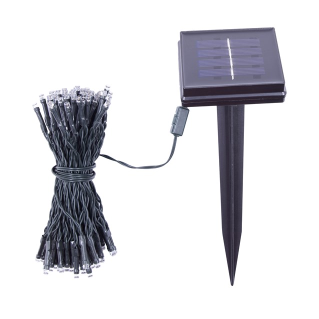 2PK - 100 LED Solar String Lights - Bright White 2PK - 100 LED Solar String Lights - Bright White