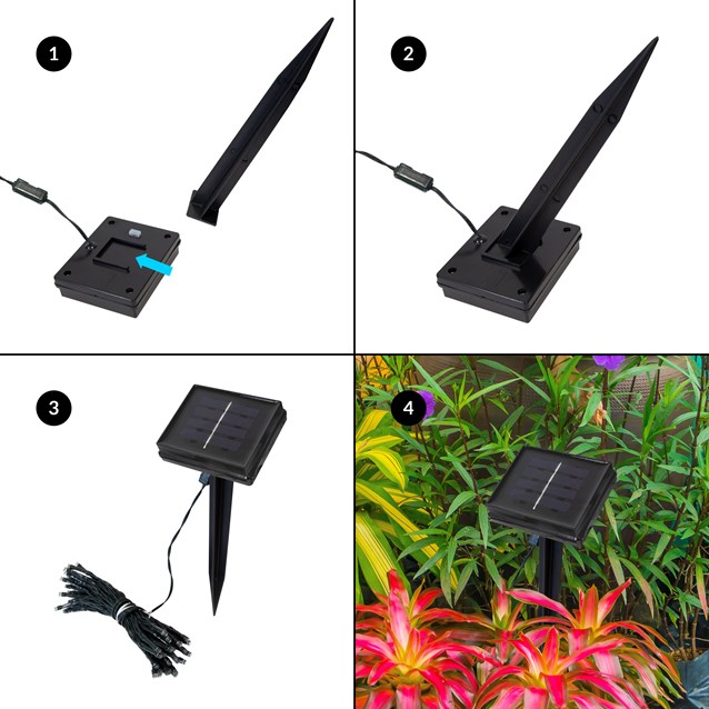 2PK - 100 LED Solar String Lights - Multicolour 2PK - 100 LED Solar String Lights - Multicolour