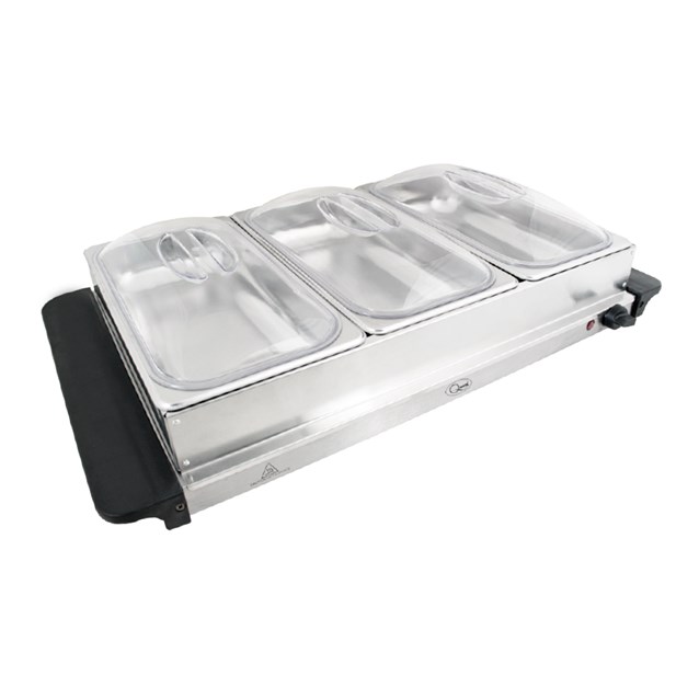 Compact Buffet Server & Warming Plate Compact Buffet Server & Warming Plate