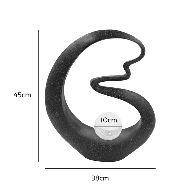 Medusa Crackle Ball Solar Light - Black Medusa Crackle Ball Solar Light - Black