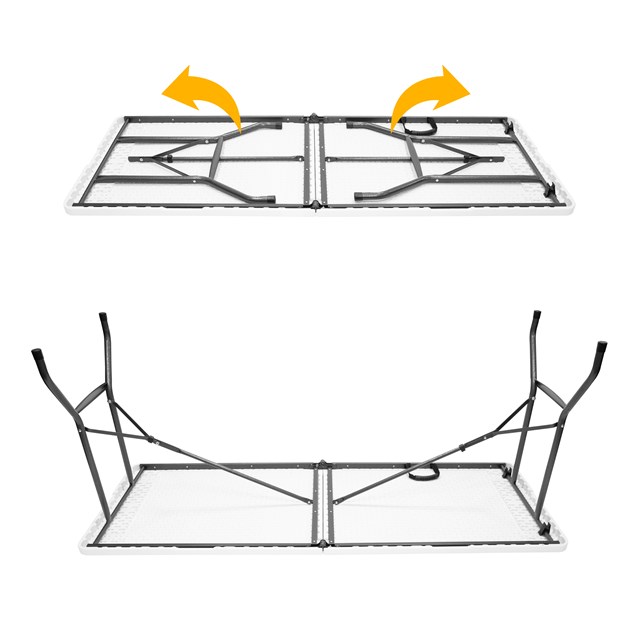 6Ft Blow Mould Folding Table - 180x70x72cm 6Ft Blow Mould Folding Table - 180x70x72cm