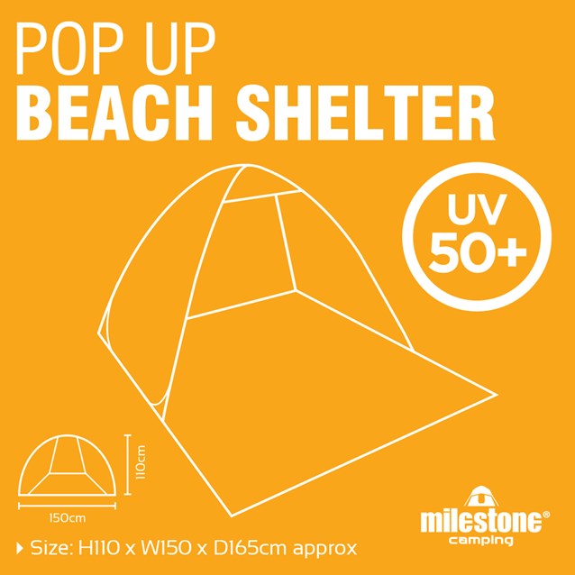 Pop Up Beach Shelter - UV50+ Protection Pop Up Beach Shelter - UV50+ Protection