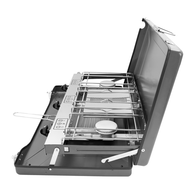 4.5kW Double Burner Gas Stove & Grill in Case 4.5kW Double Burner Gas Stove & Grill in Case