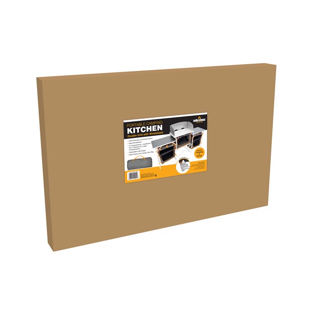 Camping Kitchen - Windshield + 3 working Tables Camping Kitchen - Windshield + 3 working Tables