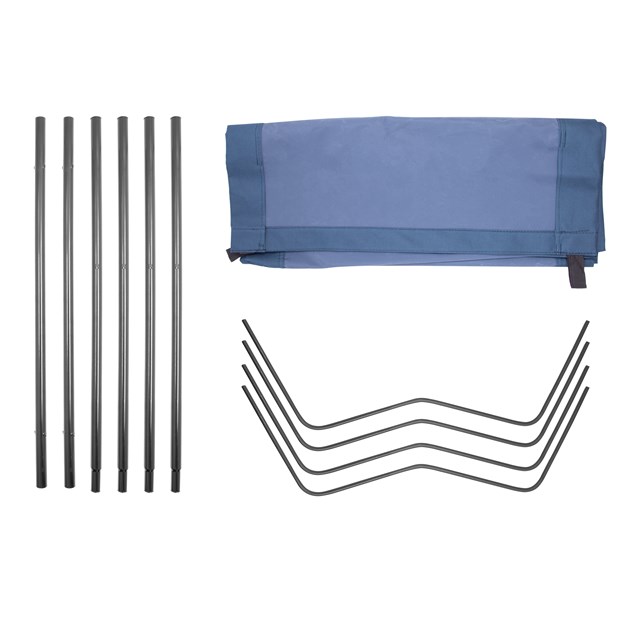 4 Legs Folding Camping Bed (Blue) 4 Legs Folding Camping Bed (Blue)