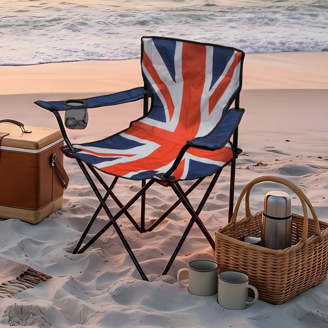 Folding Leisure Chair Union Jack