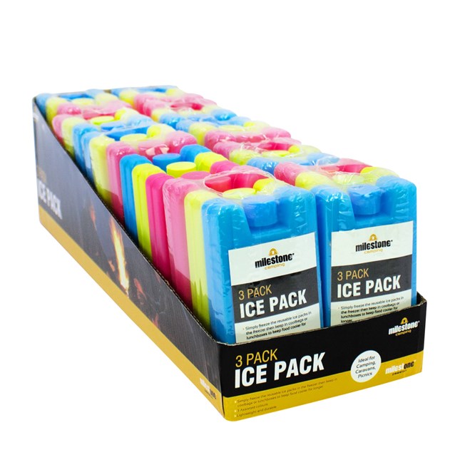 3PK 100ml Cooler Ice Packs, blocks 3PK 100ml Cooler Ice Packs, blocks